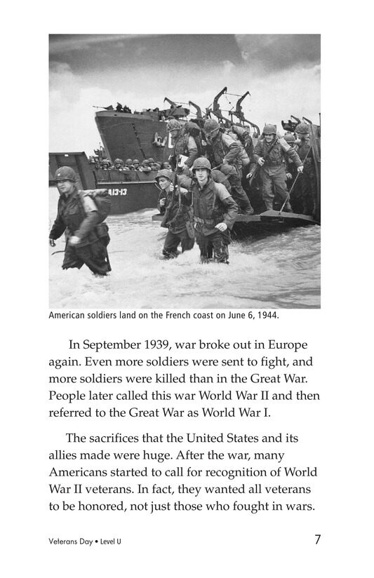 Veterans Day绘本故事第5页