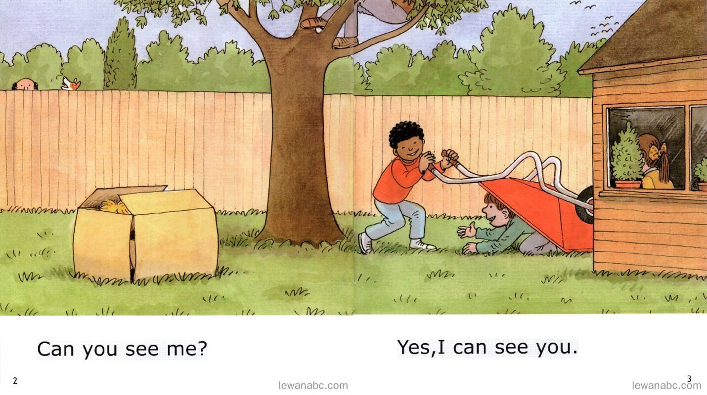 Hide and Seek绘本故事第4页