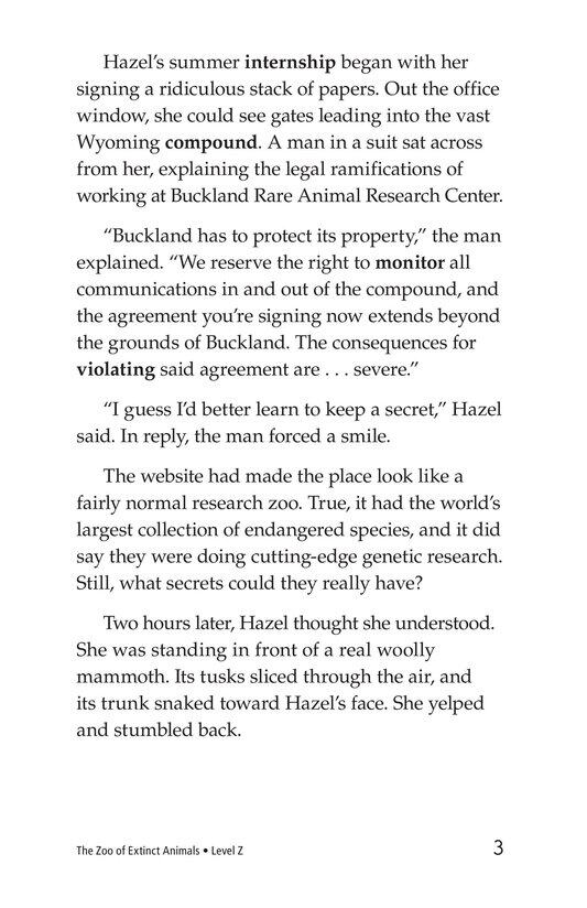 The Zoo of Extinct Animals绘本故事第3页