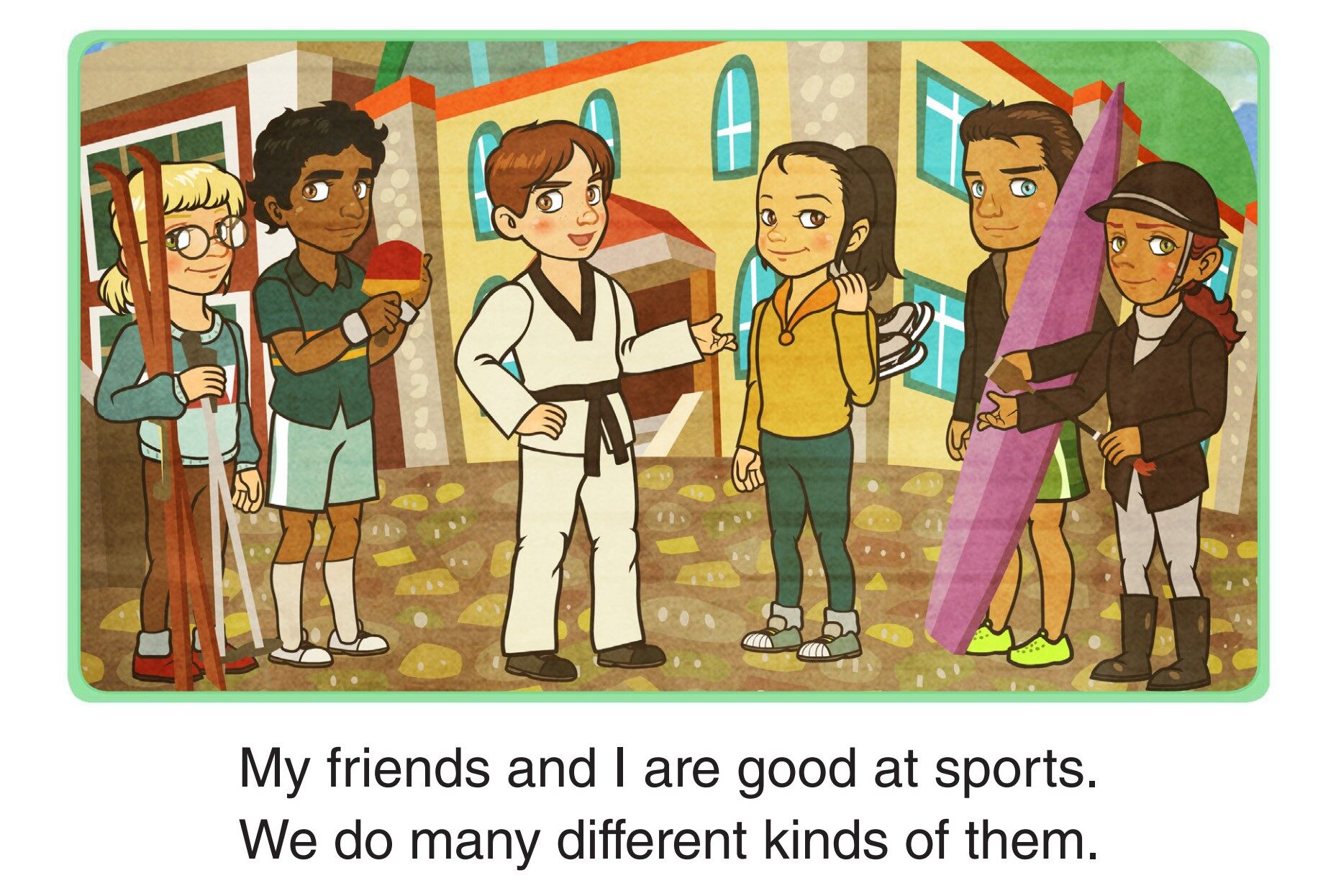 Good at Sports绘本故事第2页