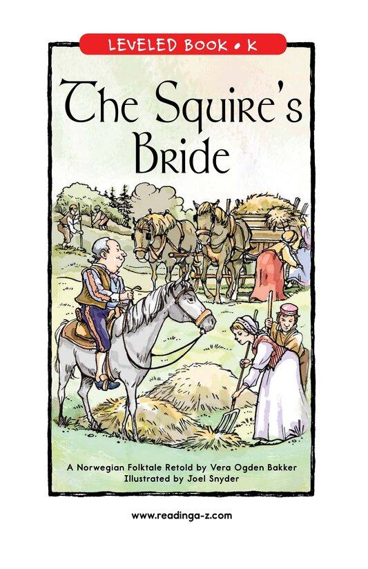 The Squire's Bride绘本故事第2页