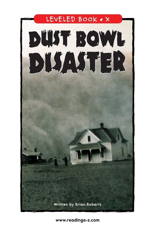 Dust Bowl Disaster绘本故事第2页