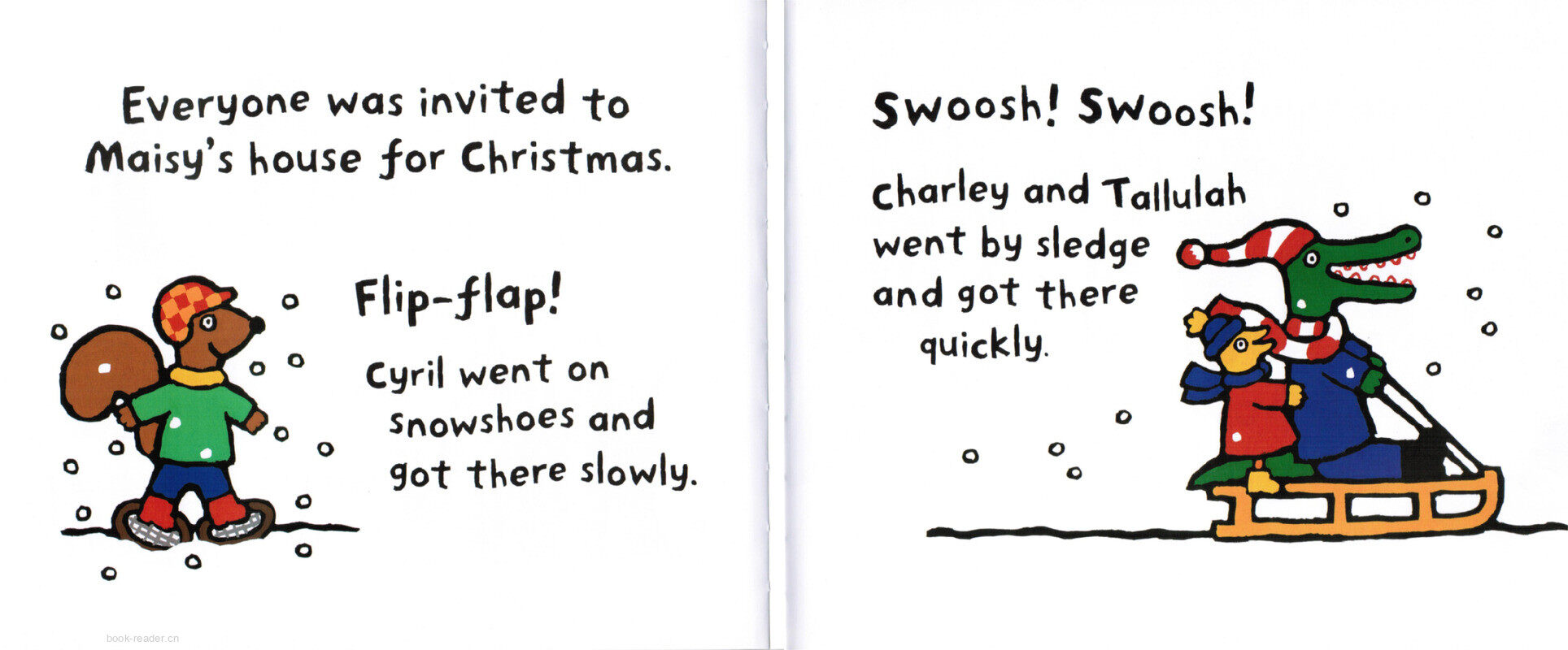 Maisy’s Christmas Eve绘本故事第5页