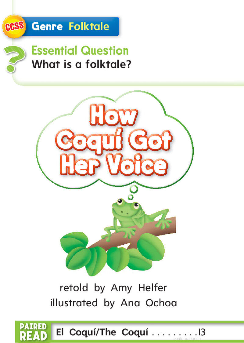 G1 App U3W3 How Coquí Got Her Voice绘本故事第3页