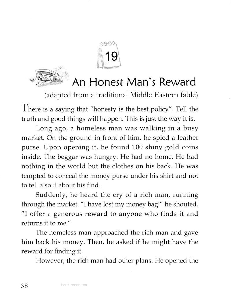 An Honest Man's Reward绘本故事第2页