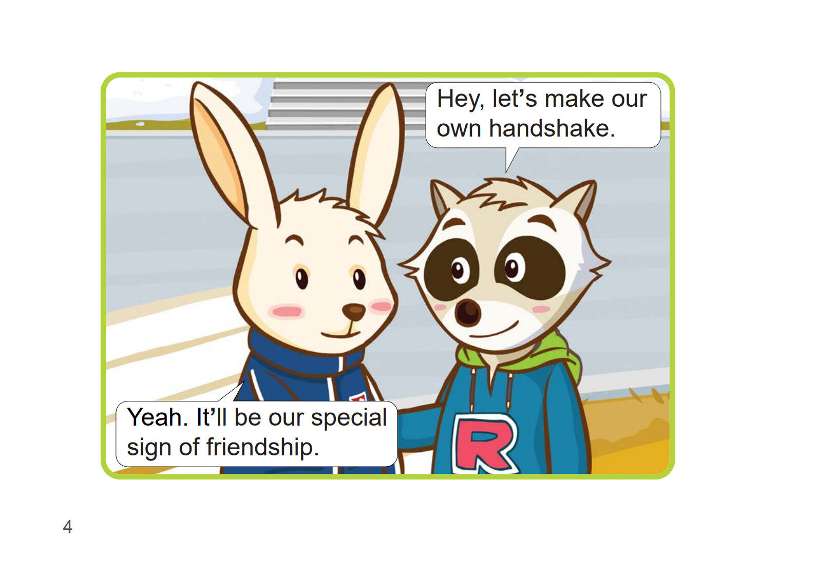 The Handshake绘本故事第5页