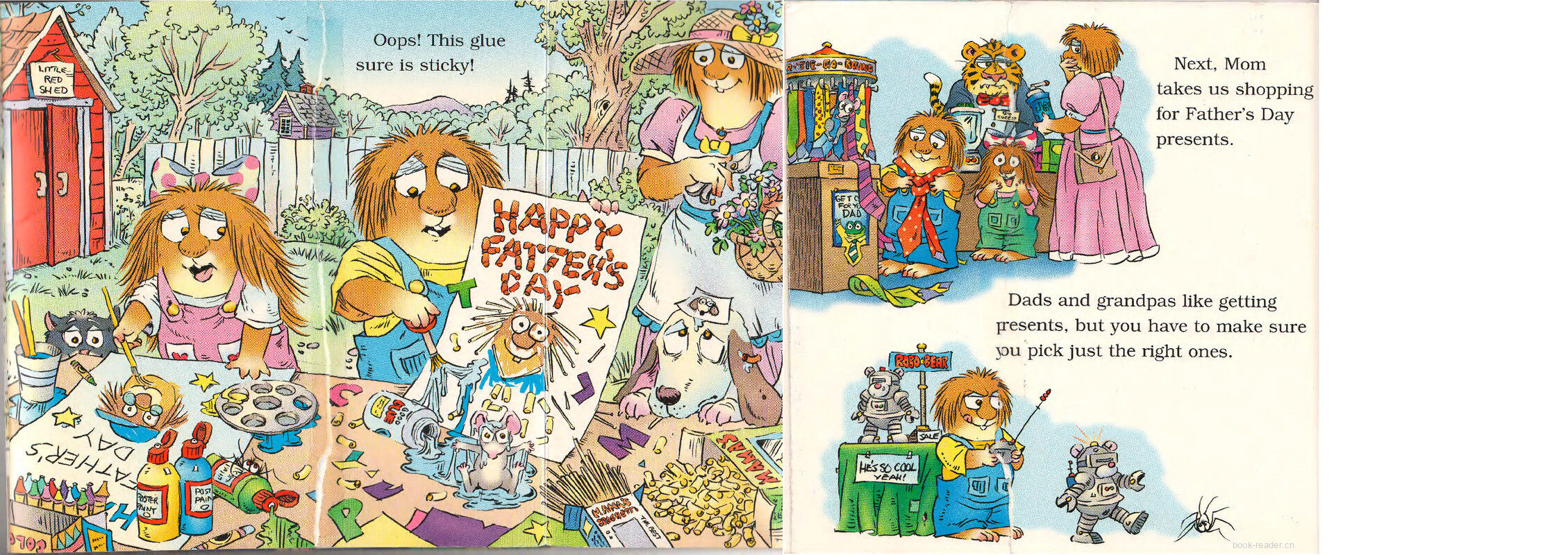 happy father day绘本故事第5页