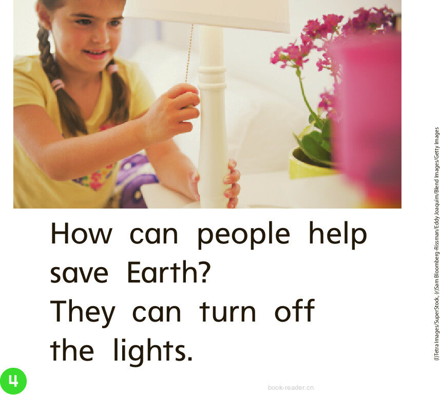 GK On U010W3 Let's Save Earth绘本故事第5页