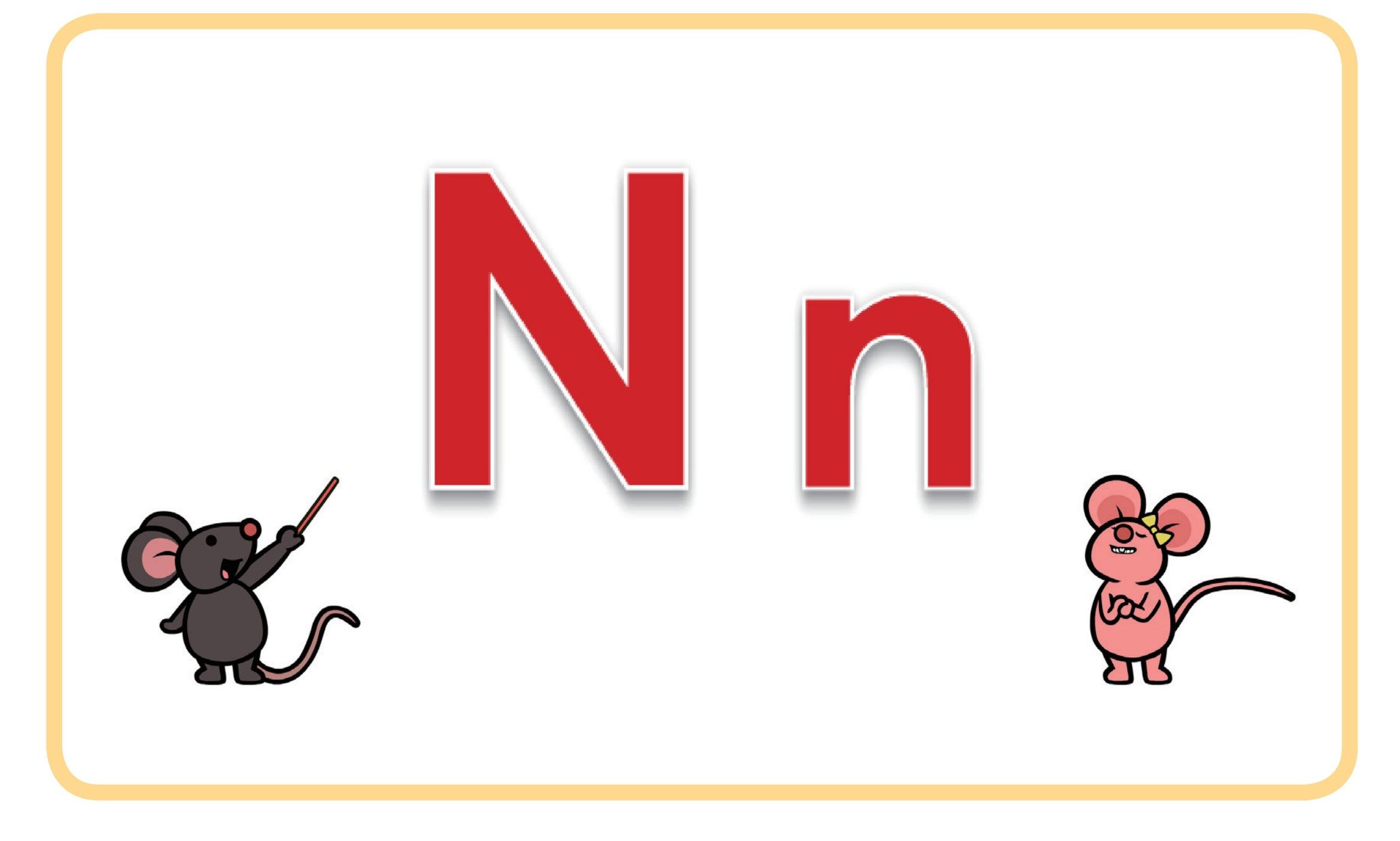 Letter Nn绘本故事第2页