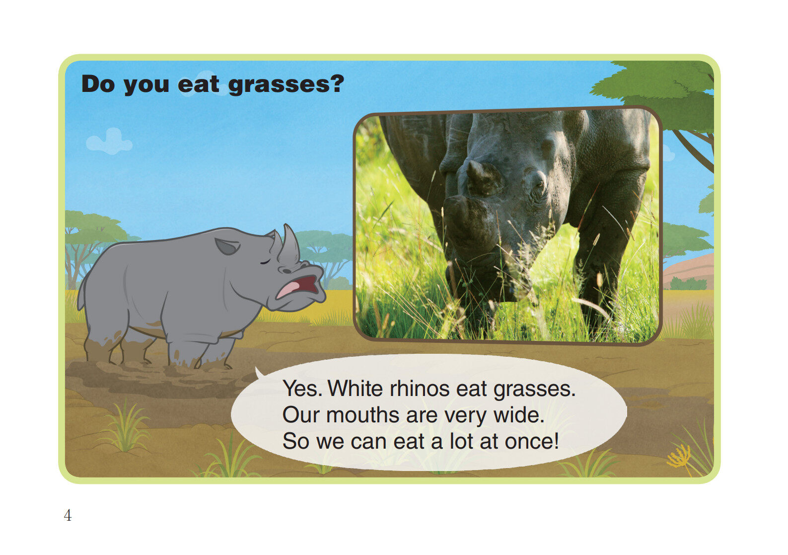 White Rhinoceros绘本故事第5页