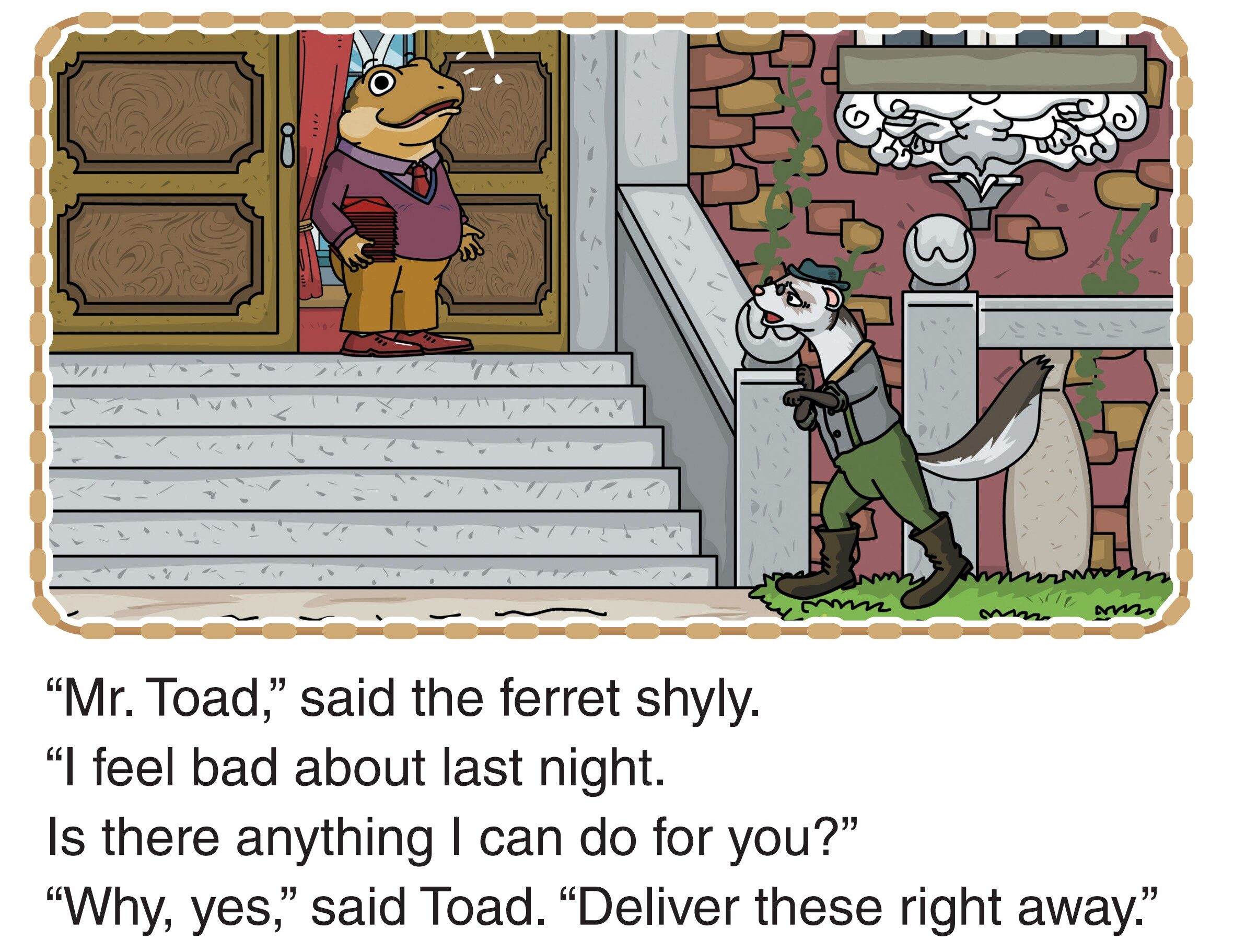 Toad’s Party Plans绘本故事第4页