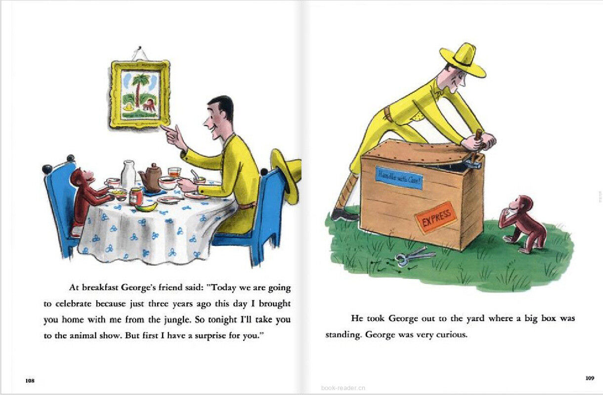Curious George Rides a Bike绘本故事第4页