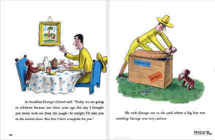 Curious George Rides a Bike绘本故事第4页