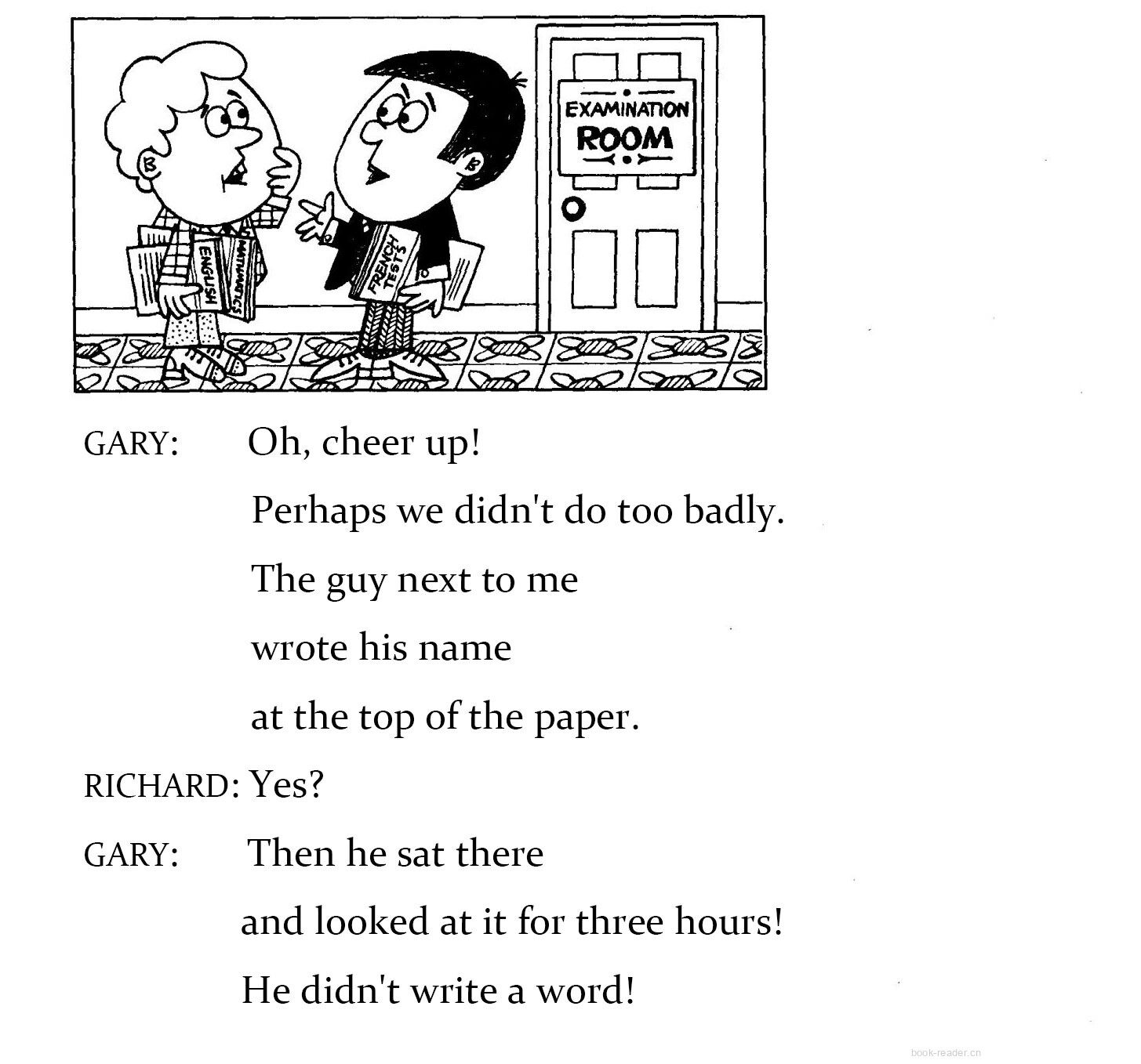 1-103 The French Test绘本故事第4页