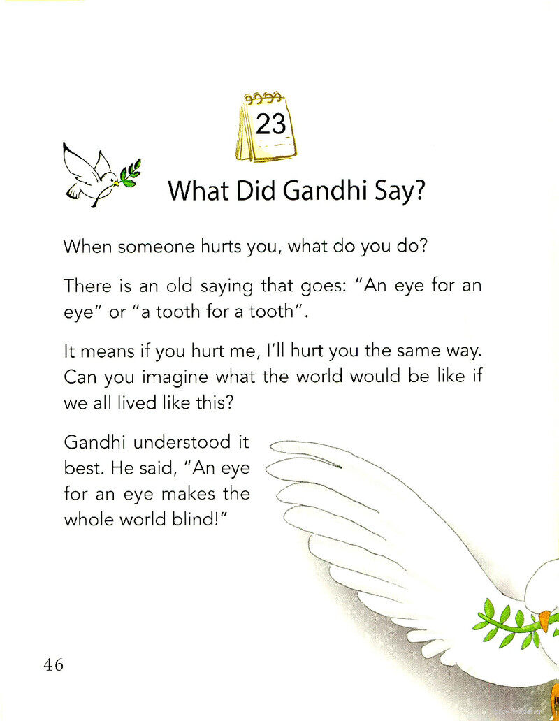 What Did Gandhi Say?绘本故事第2页