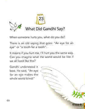 What Did Gandhi Say?绘本故事第2页