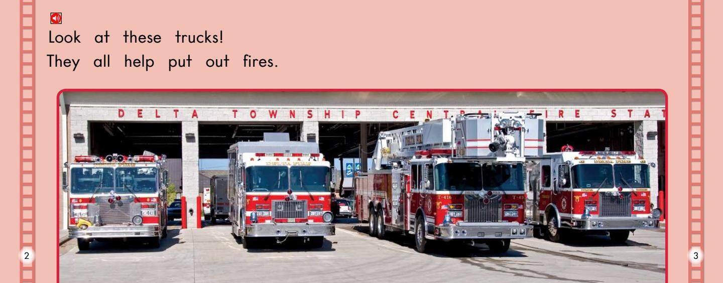 Fighting Fires绘本故事第3页