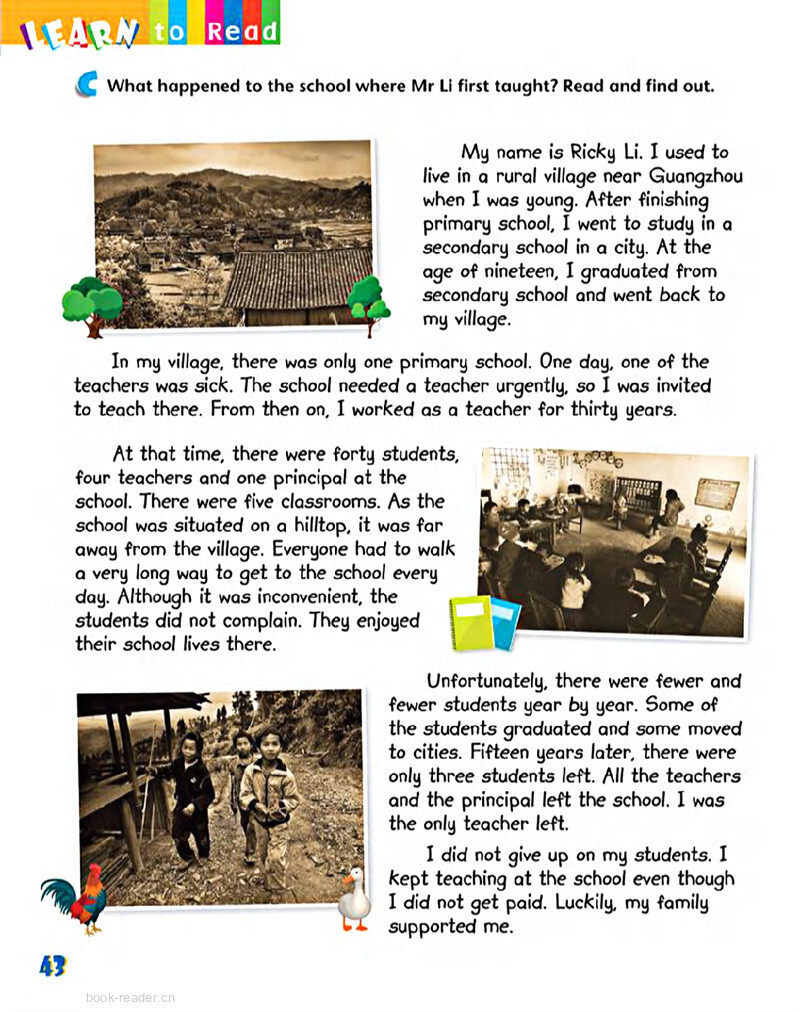 6 Memories of school life绘本故事第5页