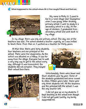 6 Memories of school life绘本故事第5页