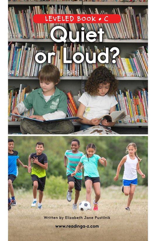 Quiet or Loud绘本故事第2页