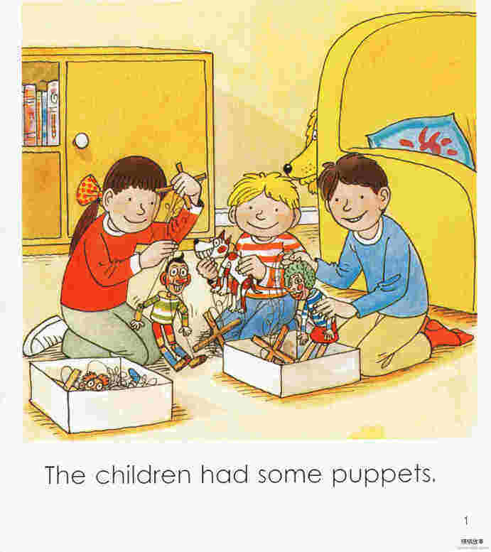 Floppy and the Puppets绘本故事第3页