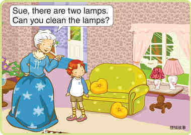 Their Are Two Lamps in the Living Room绘本故事第3页