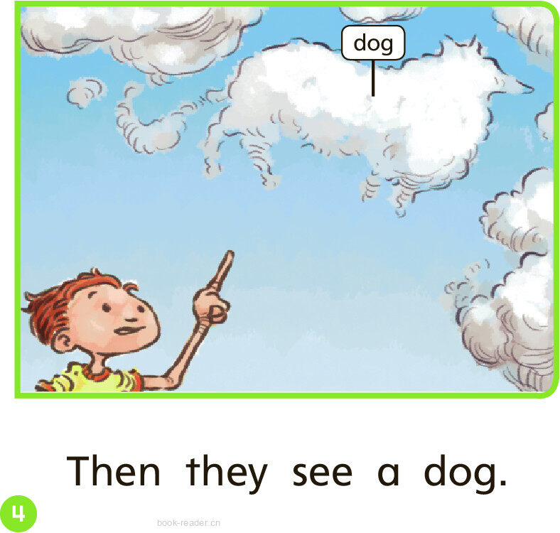 GK ELL U08W3 In the Clouds绘本故事第5页