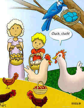 Grandma's Chicks绘本故事第3页