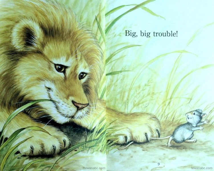 The Lion and the Mouse绘本故事第5页