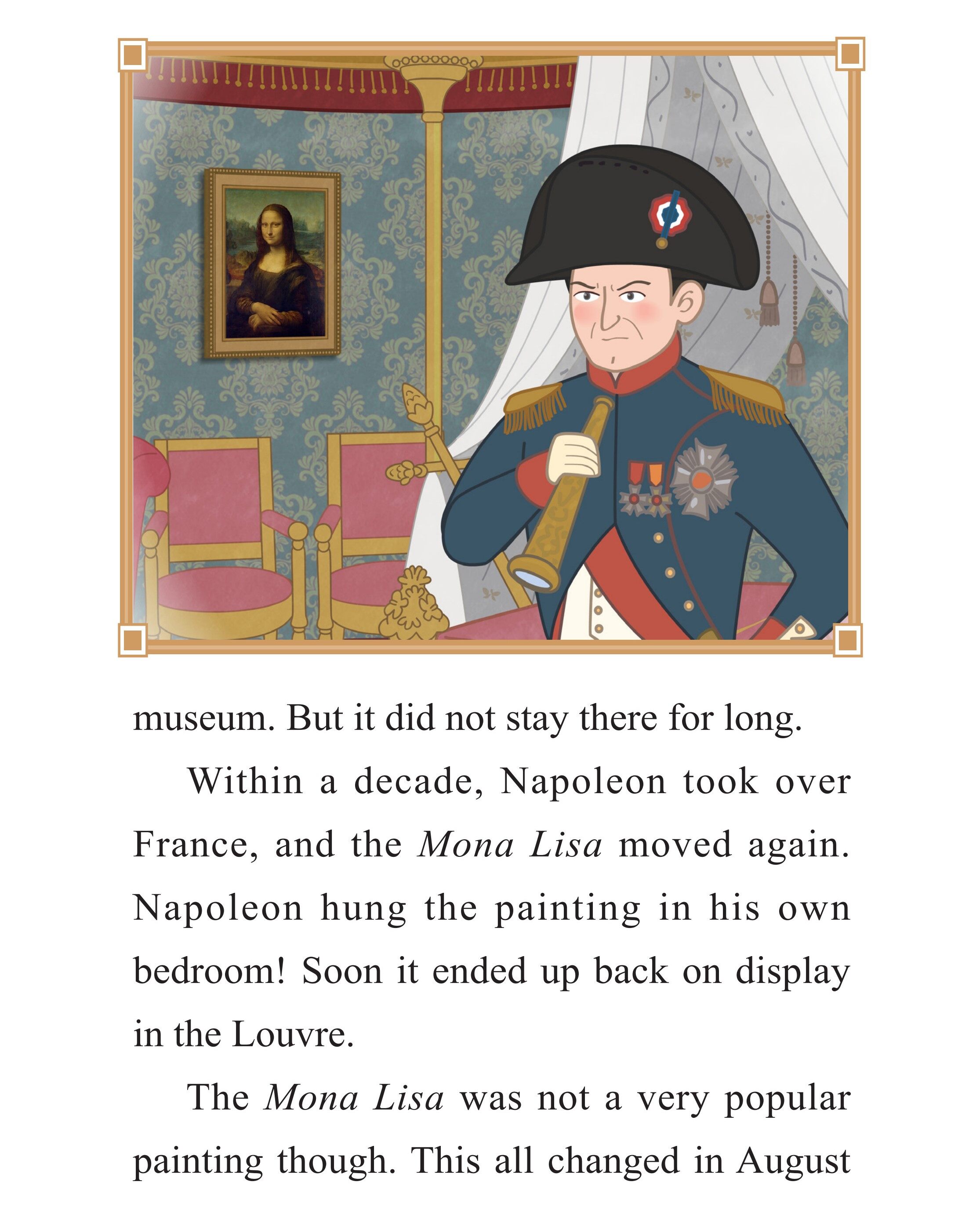 Mona Lisa on the Move绘本故事第4页