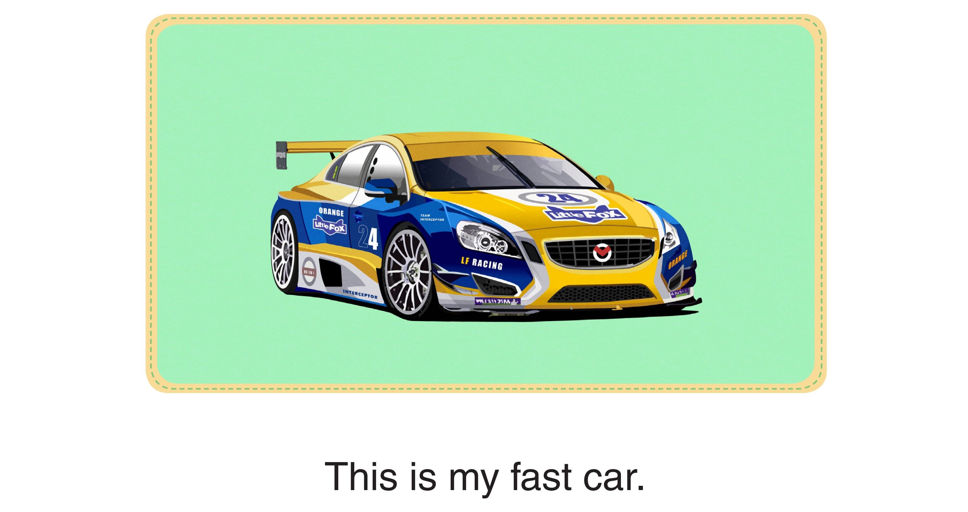 Who Am I -This Is My Fast Car绘本故事第2页