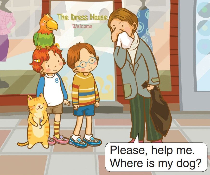 Where's the Doll?绘本故事第4页