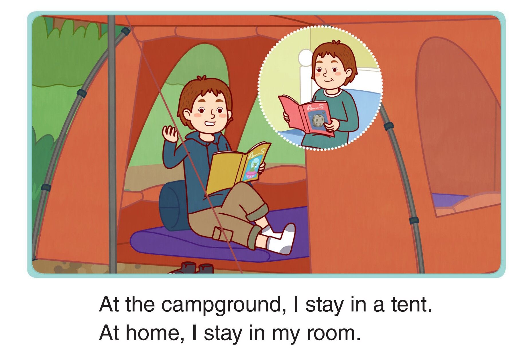 Camping绘本故事第3页