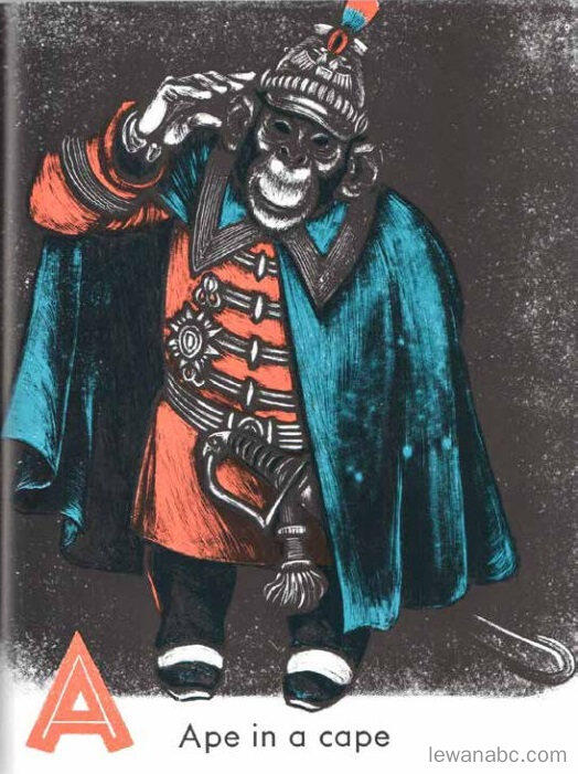 (7周)Ape in a Cape: an Alphabet of Odd Animals绘本故事第3页