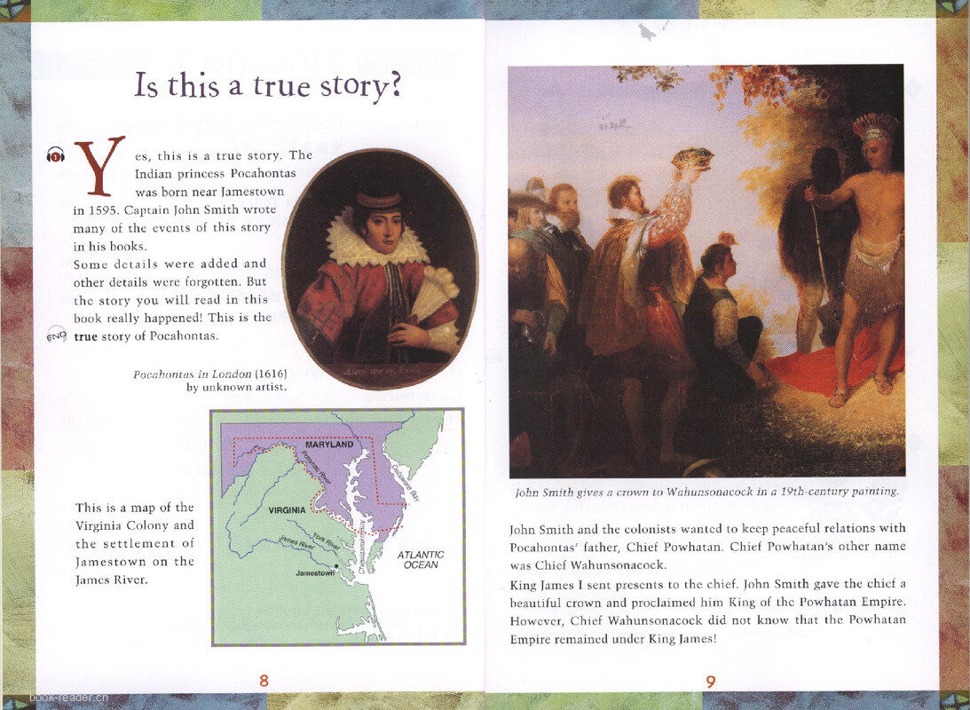 The True Story of Pocahontas绘本故事第3页