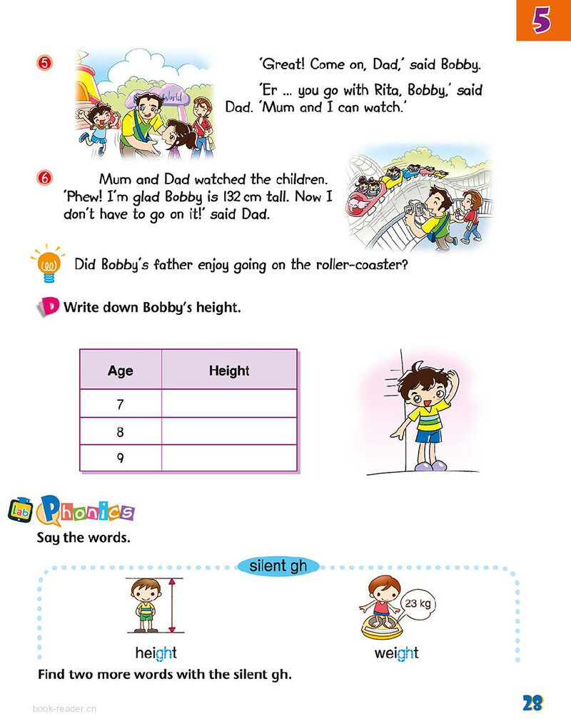5 Our bodies绘本故事第5页