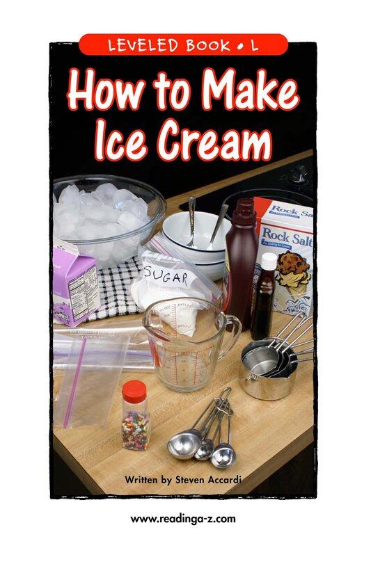 How to Make Ice Cream绘本故事第2页