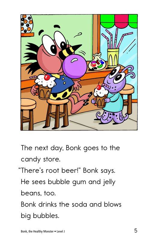 Bonk,the Healthy Monster绘本故事第5页