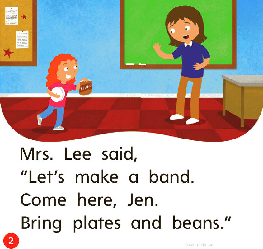 GK On U010W2 Let's Make a Band绘本故事第3页