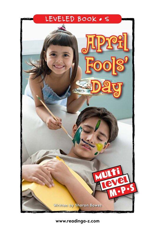 April Fools' Day绘本故事第2页