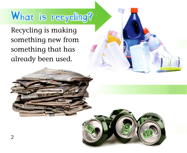 New from Old：Recycling Plastic绘本故事第3页