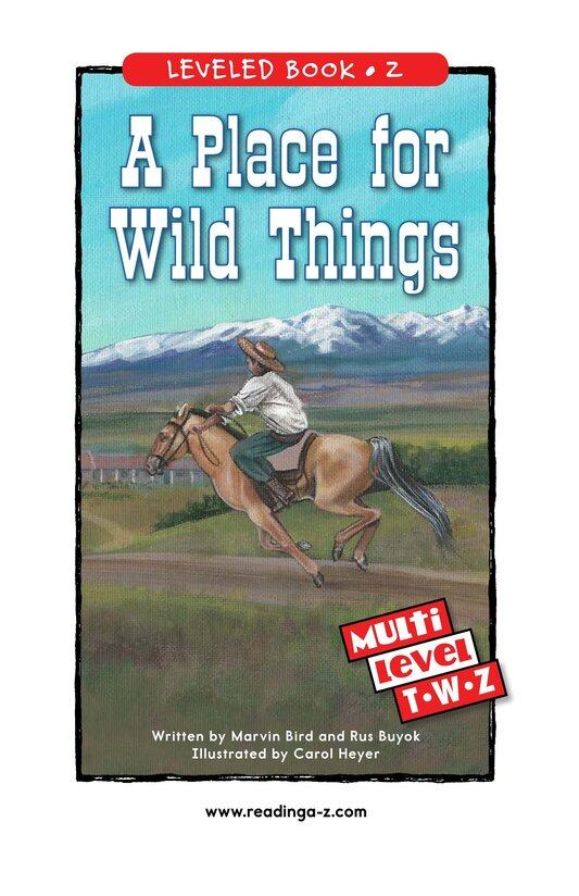 A Place for Wild Things绘本故事第2页