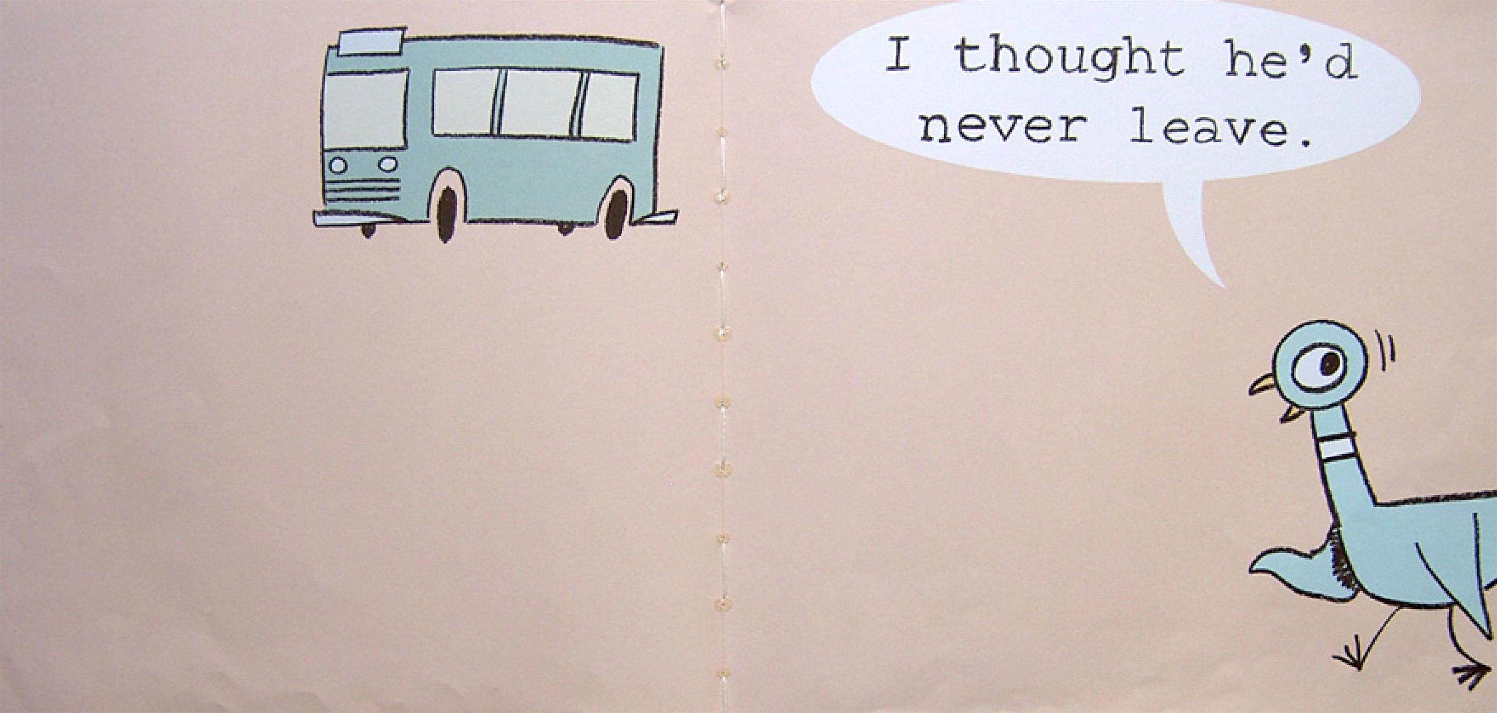 Don't Let the Pigeon Drive the Bus绘本故事第4页