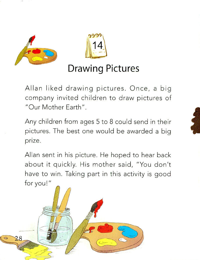 Drawing Pictures绘本故事第2页