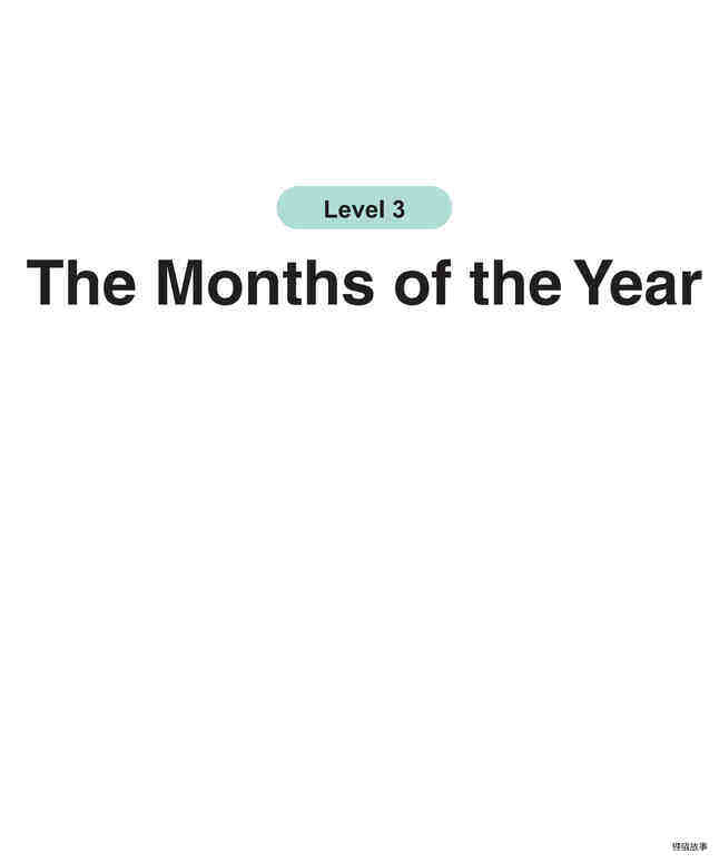 The Months of the Year