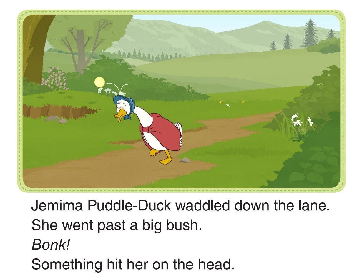 Tom Kitten's New Ball 2_Jemima's New Egg绘本故事第3页