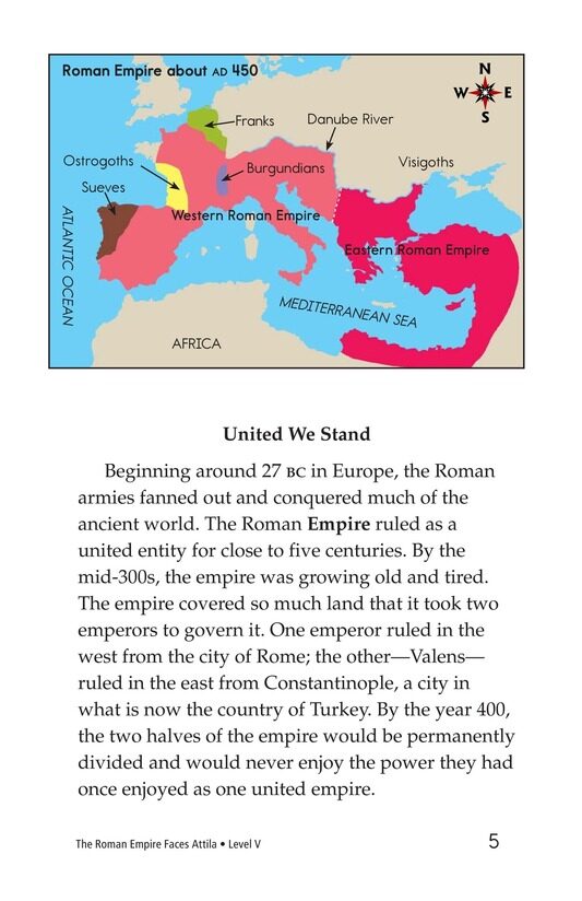 The Roman Empire Faces Attila绘本故事第4页