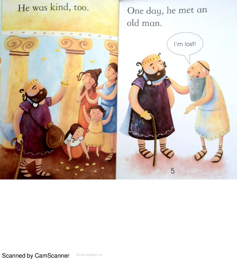 King Midas and the Gold绘本故事第4页