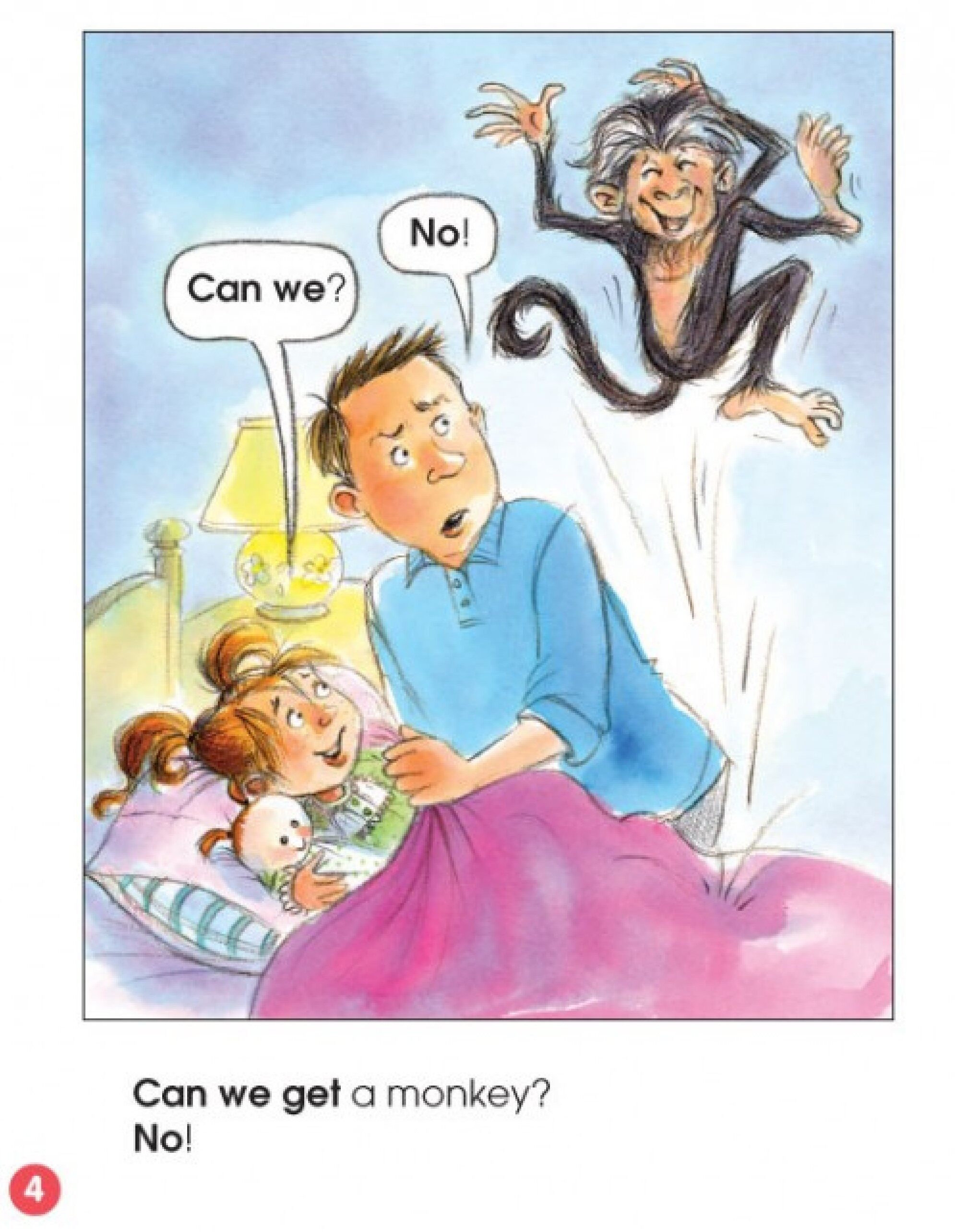 Can We Get a Pet？绘本故事第4页