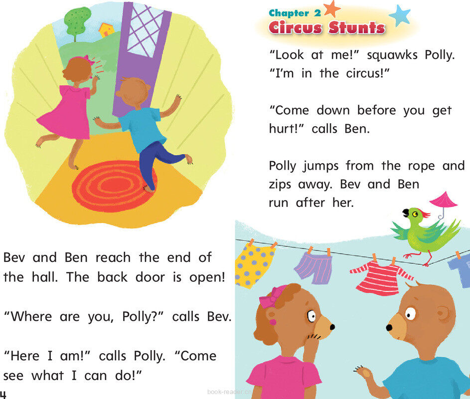 G1 Bey U1W3 Polly The Circus Star绘本故事第5页